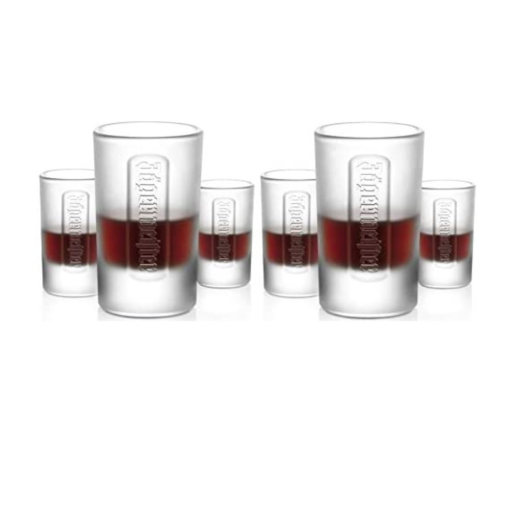 Jägermeister Frozen Club - Shotgläser 2cl -6er Set, Schnapsglas, Shot Glas, Schnapsglas, Trinkglas