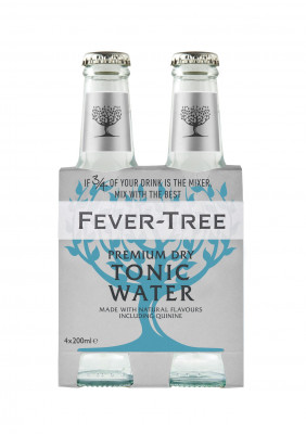 Fever Tree Premium Dry Tonic Water - 24 x 200 ml Gin Tonic, Limonade, Getränk