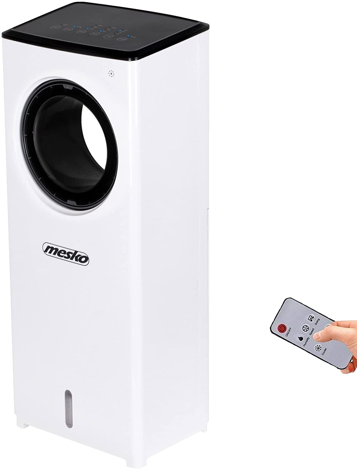 JUNG MESKO mobiles Klimagerät mit Wasserkühlung & Fernbedienung, Ventilator