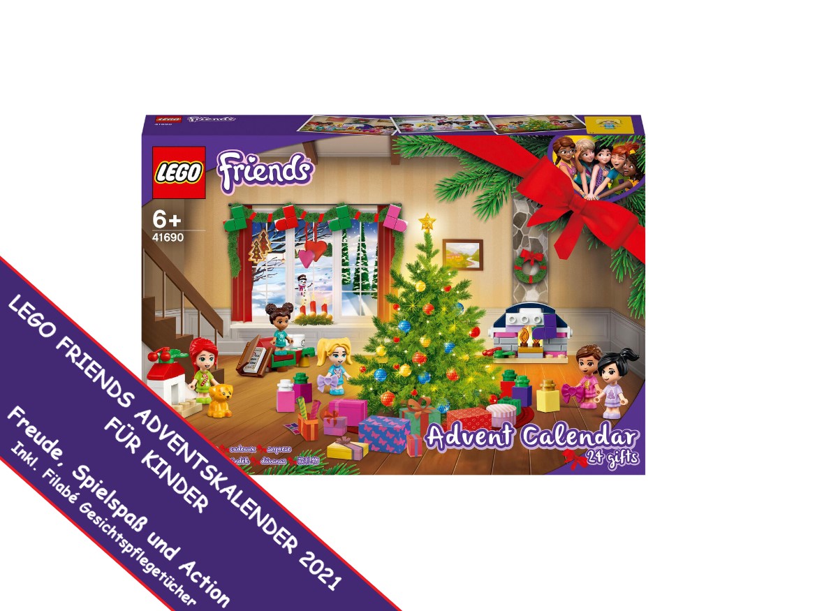 LEGO 41690 Friends Adventskalender 2022 Spielzeug Kalender Weihnachtskalender